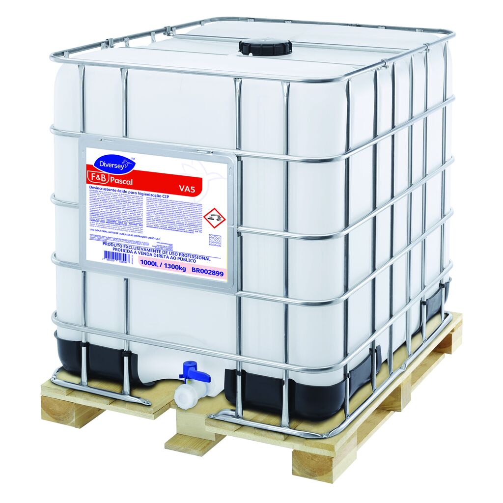PASCAL 1000L - DESINCRUSTANTE ÁCIDO PARA HIGIENIZAÇÃO CIP